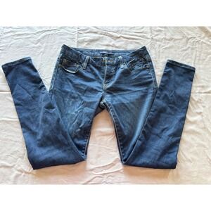 Vigoss Studio Skinny Jeans Womens 5/6 28 Dark Wash Denim P6125A Stretch